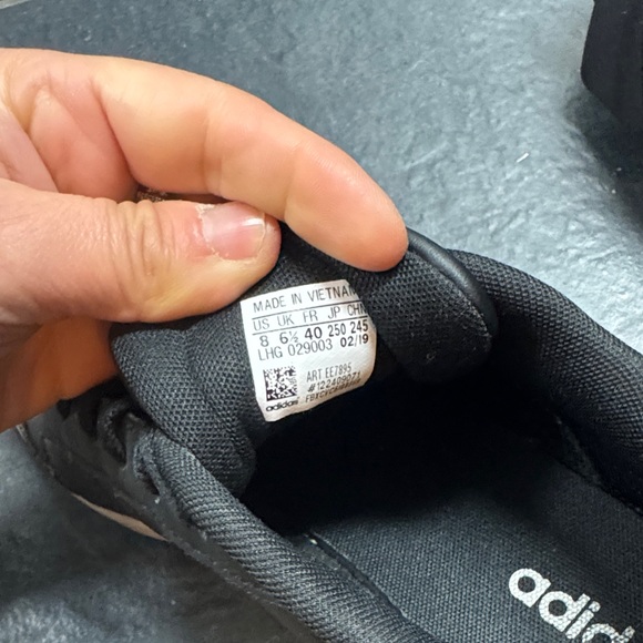 Adidas Black Sneakers with Pink Soles - Picture 5 of 5